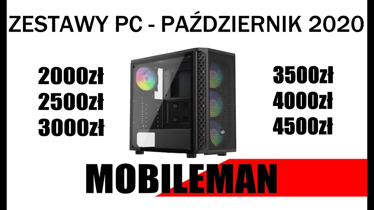 Polecane Zestawy PC Październik/listopad 2020 - Czy nadal dominuje Intel?