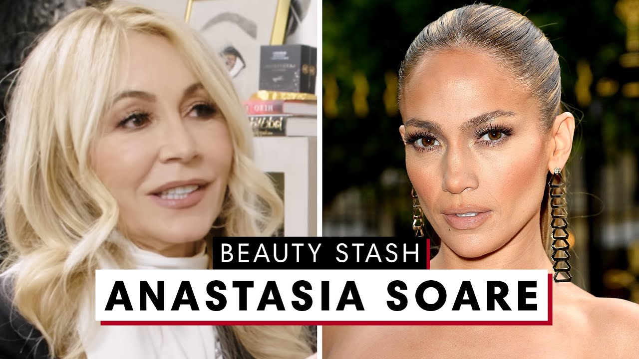 Eyebrow Queen Anastasia Soare Shows off Her Insane Beauty Collection | Harper's BAZAAR