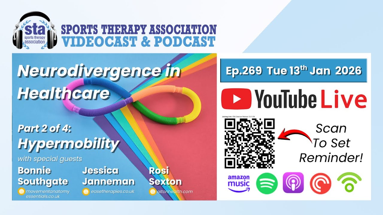 Ep.269 'Neurodivergence in Healthcare - Pt2/4: Hypermobility'