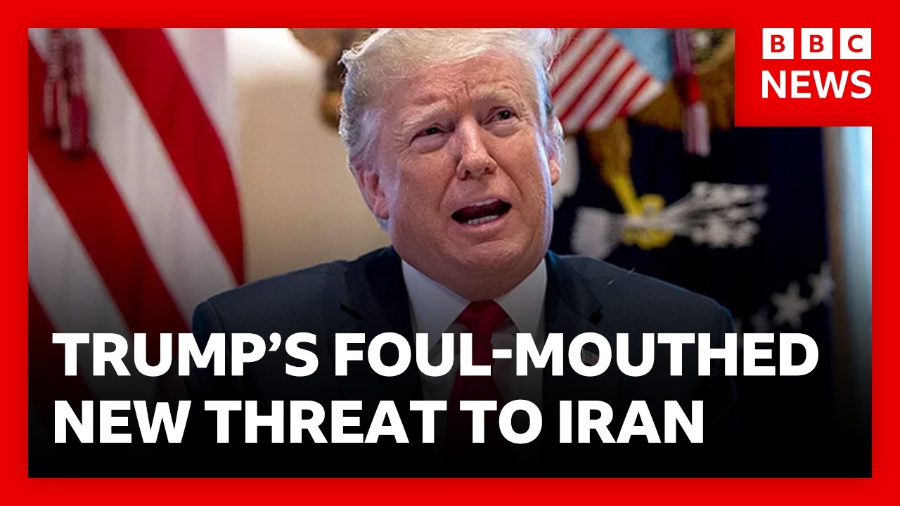 Trump&rsquo;s foul-mouthed tirade warning Iran of coming deadline | BBC News