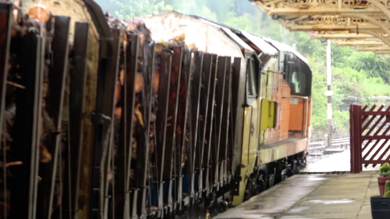 Cracking Day for Freight at Hellifield Despite the Rain! Long Freight Class 70s Class 66s  22 May 24