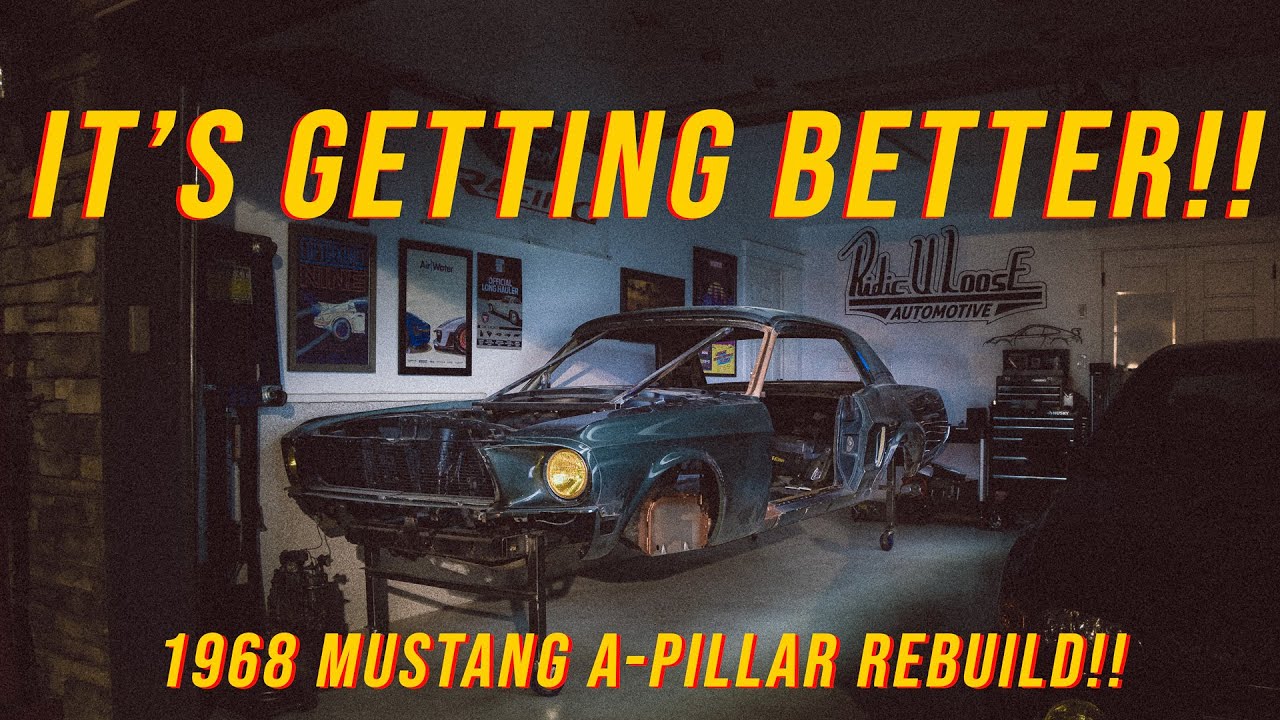 1968 MUSTANG A-PILLAR REBUILD!!