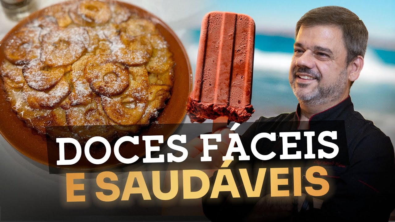 Sobremesas SAUDÁVEIS e DELICIOSAS! Sem Glúten, Sem Leite, Sem Açúcar! | Marcelo Horta