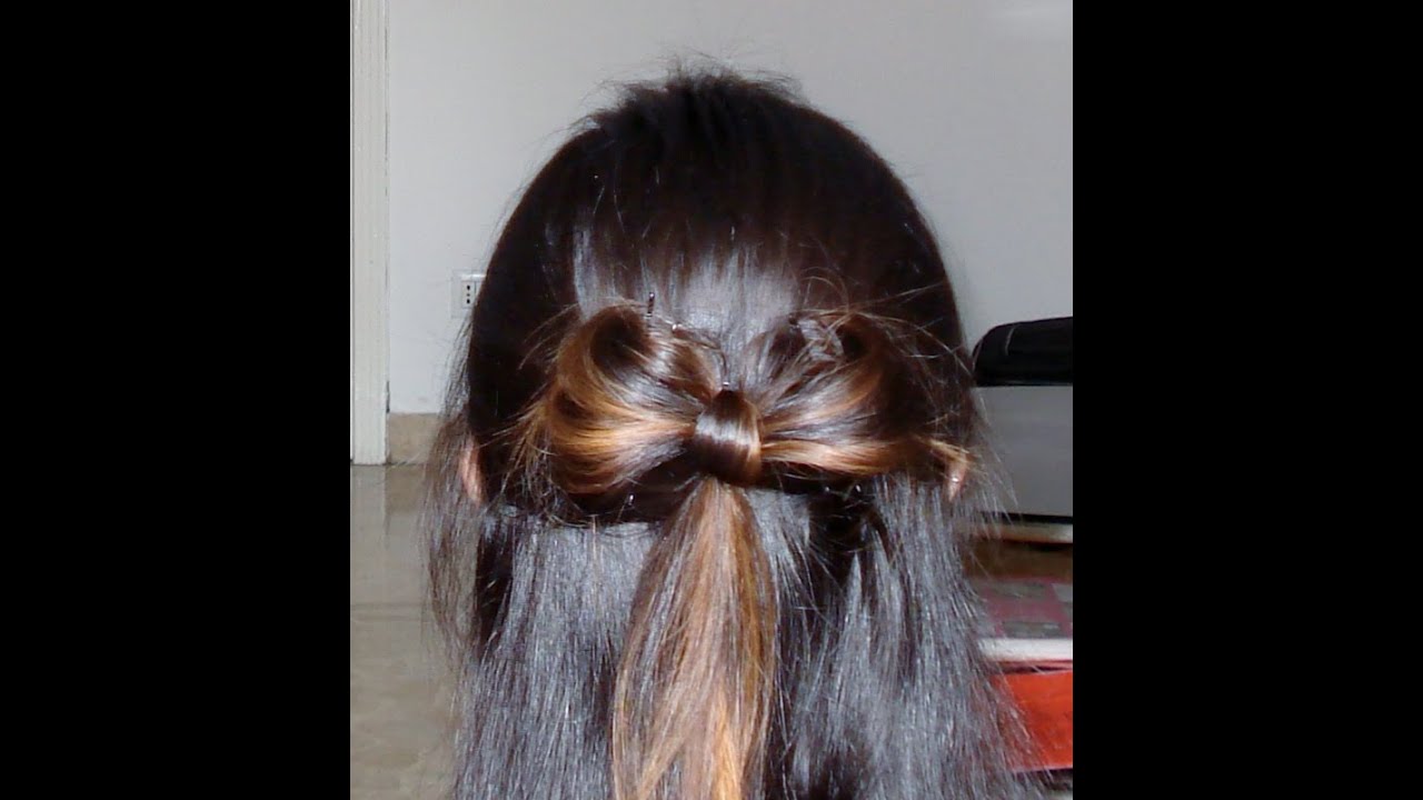 Fiocco con i Capelli Hair bow Tutorial
