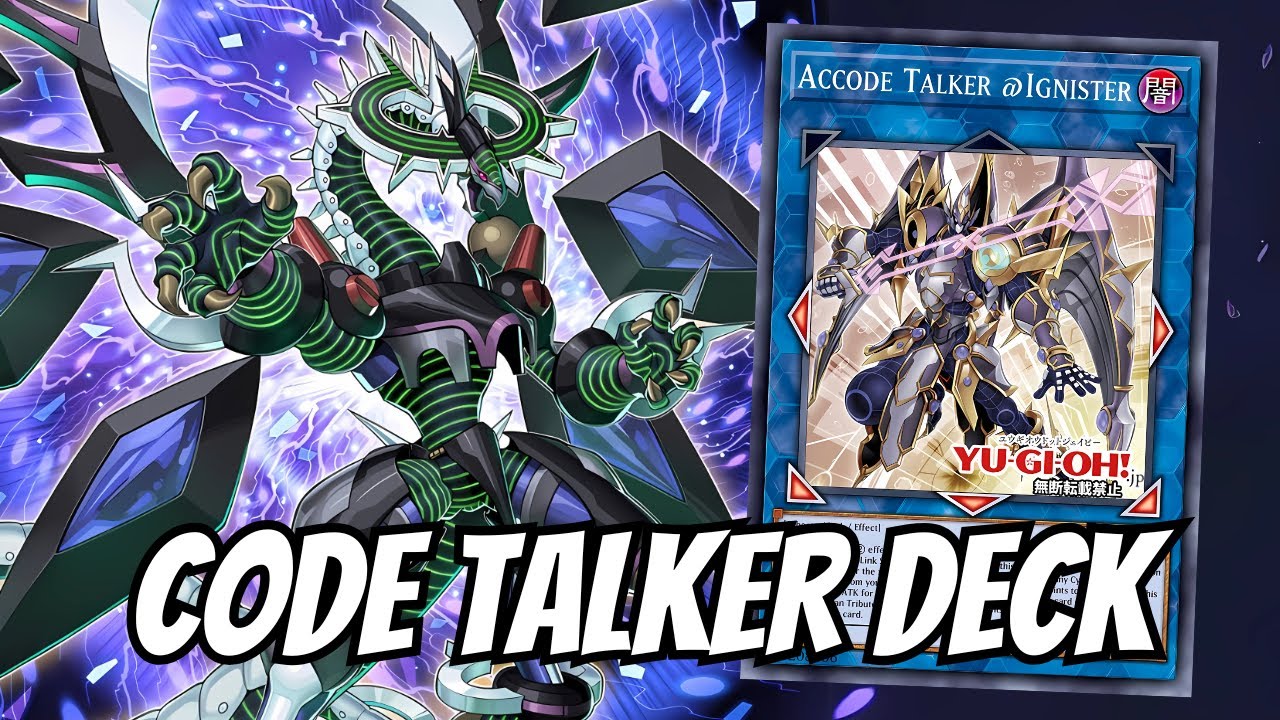New CODE TALKER Deck! BEST Yugioh Cyberse Deck & Combos 2024