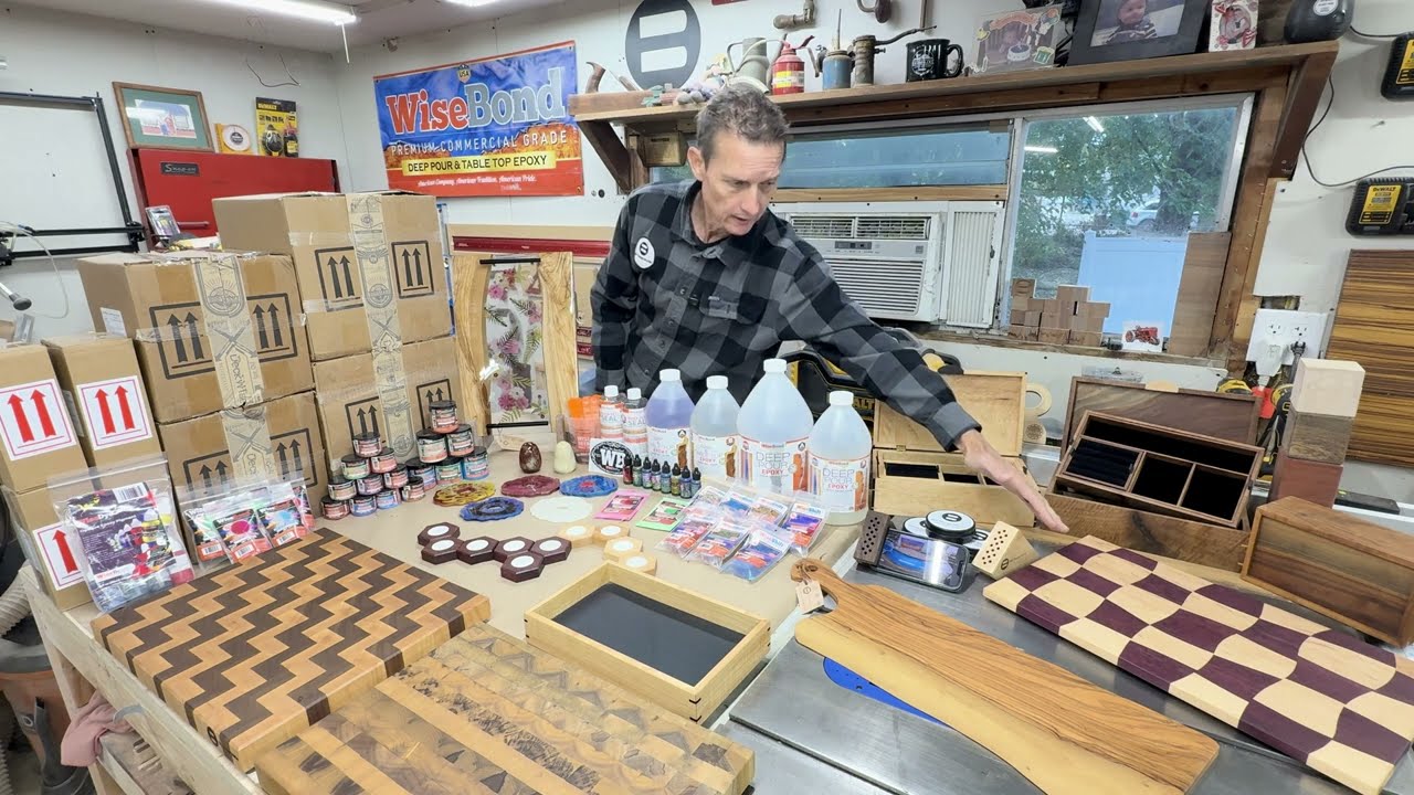 Woodworking & Epoxy Resin Builds | Custom Projects, Reviews, and Shop Process