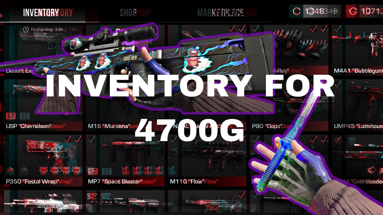 INVENTORY FOR 4700G + DISCORD SERVER | STANDOFF 2 INVENTORY 