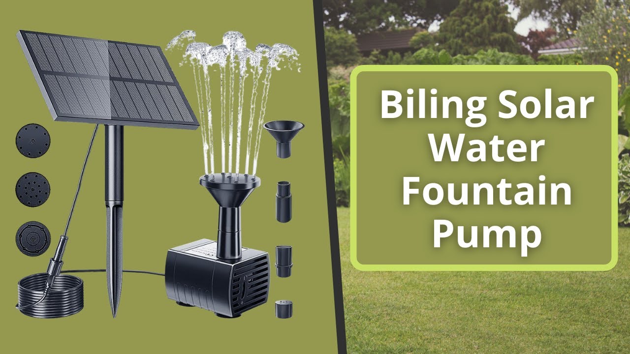 Biling Solar Water Fountain Pump