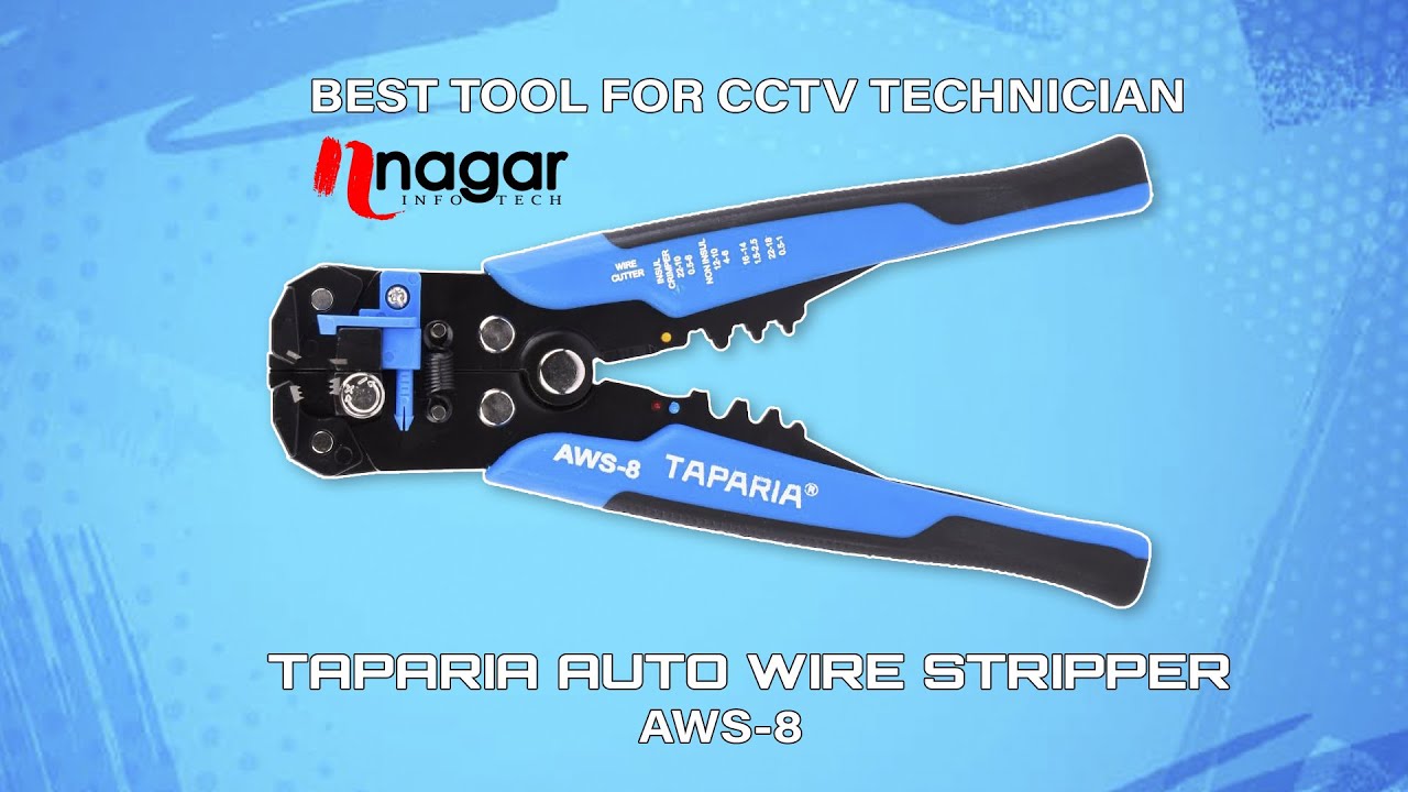 Taparia Automatic Wire Stripper 🔥 AWS-8🔥 Unboxing And Review || Best Wire Stripper For CCTV 😍
