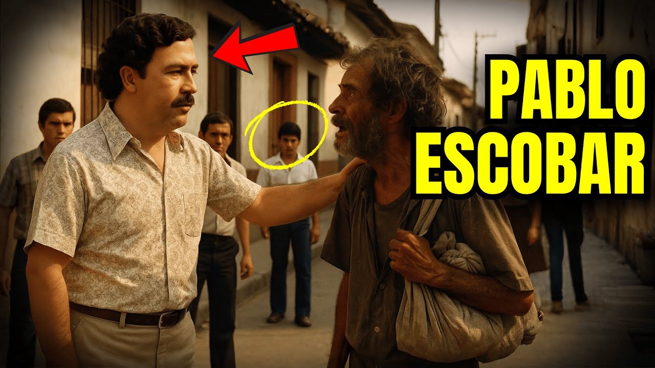 PABLO ESCOBAR ve a un MENDIGO siendo MALTRATADO… y lo INVITA a CENAR en su MANSIÓN