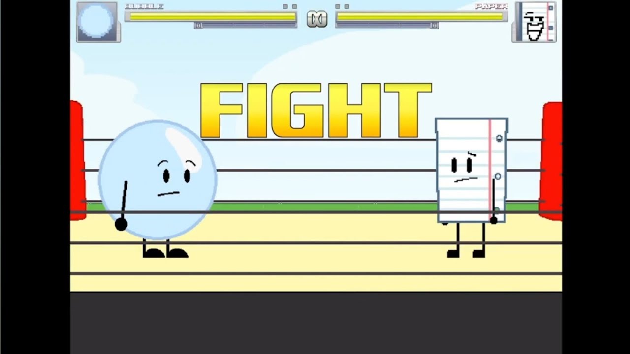 Bubble vs. Paper | BFDI x Inanimate Insanity 2026 M.U.G.E.N Tournament | R1B10