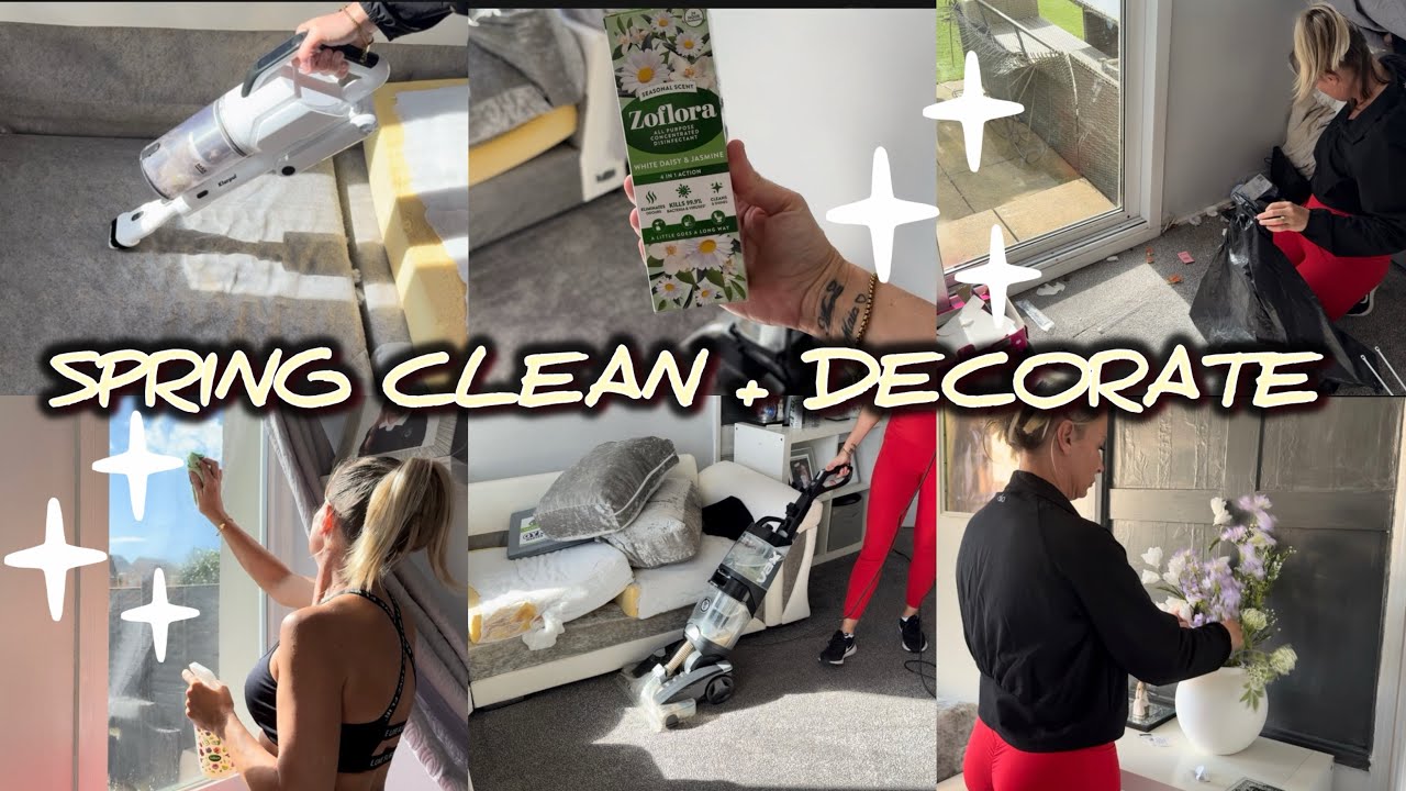 NEW 2026 SPRING CLEAN DECLUTTER + DECORATE | DEEP CLEANING MOTAVATION | UK CLEAN WITH ME | 