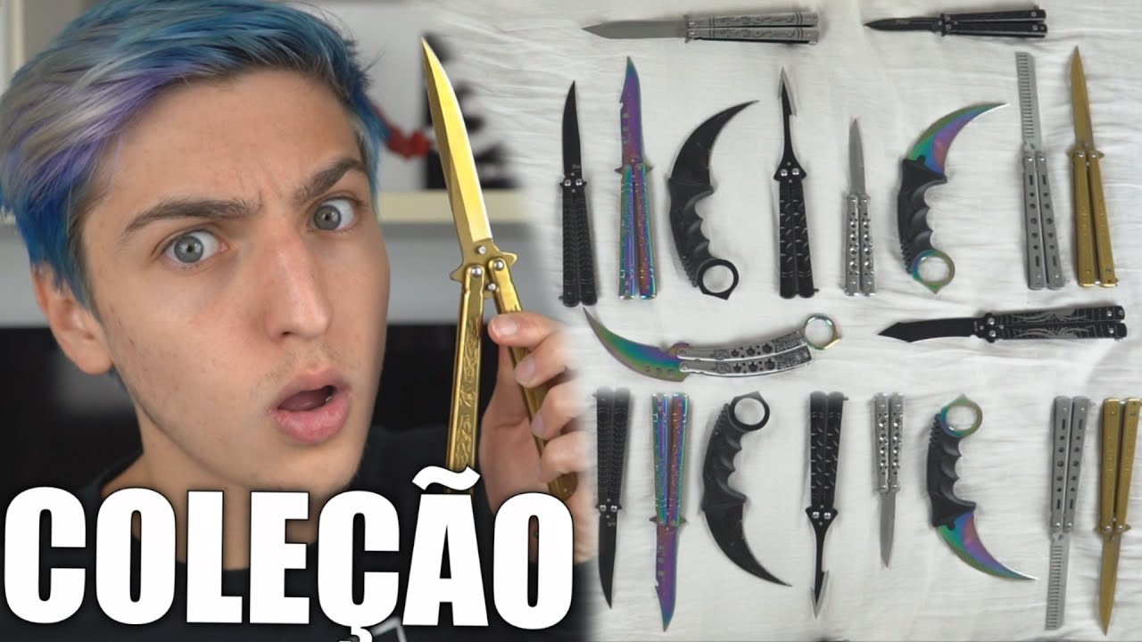 MINHA COLE&Ccedil;&Atilde;O DE FACAS!