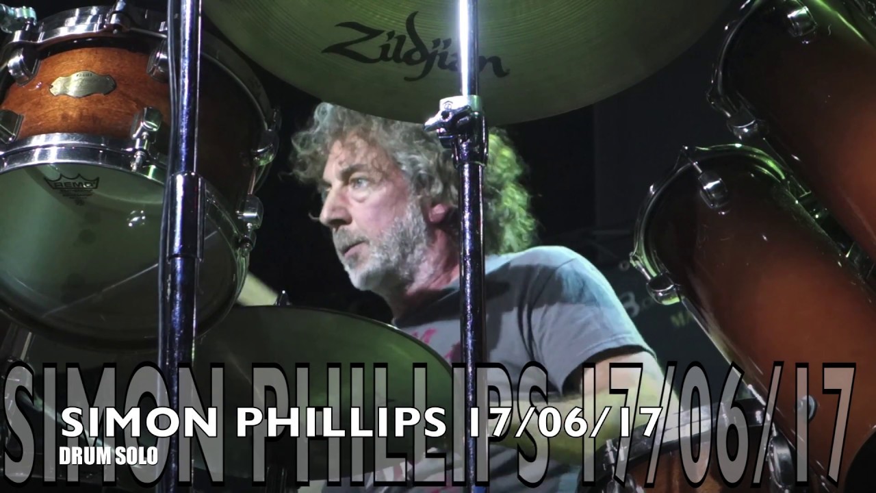 SIMON PHILLIPS 17/06/2017 Drum solo