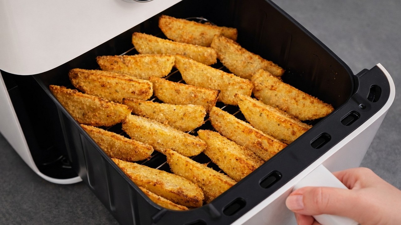 I Finally Found the Secret to Crispy Air Fryer Potato Wedges