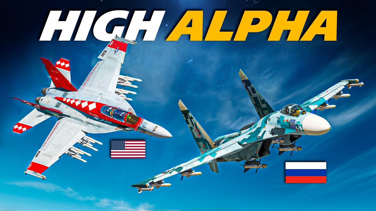 F/A-18F Super Hornet Vs Su-27 Flanker | Dogfight | Digital Combat Simulator | DCS |