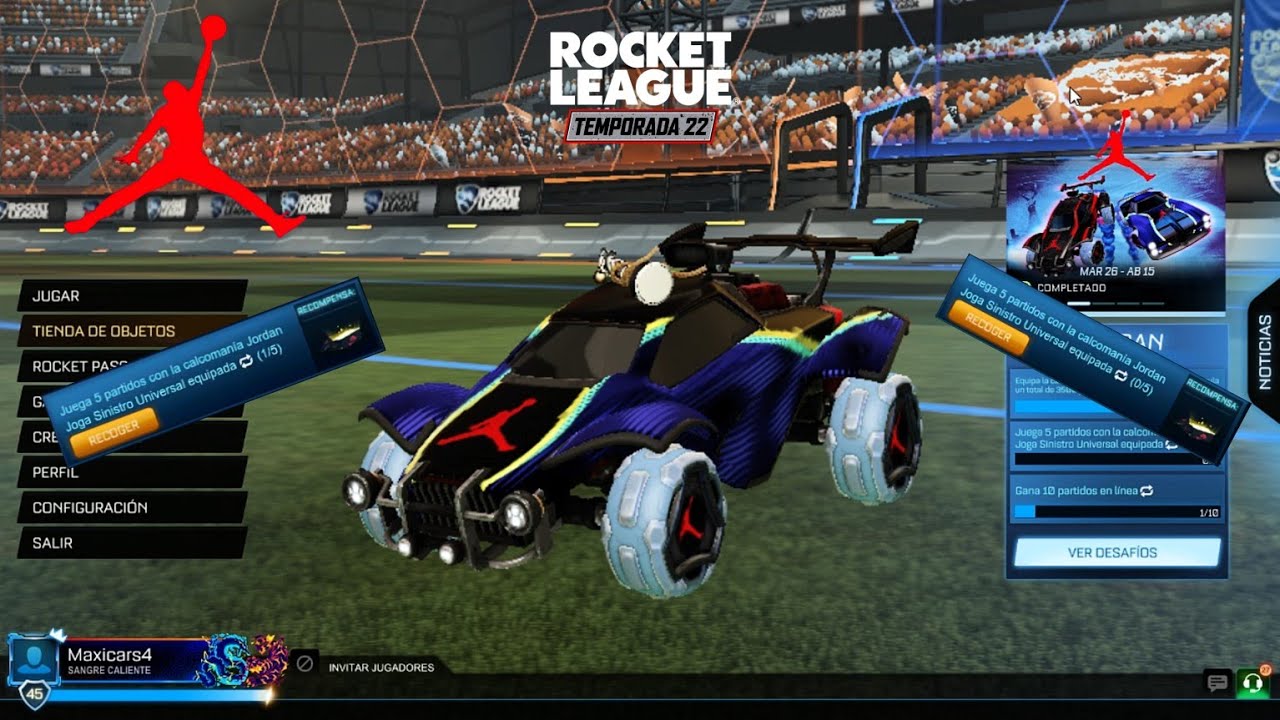 Награды за участие в Rocket League в 22-м сезоне (Jordan Drops)