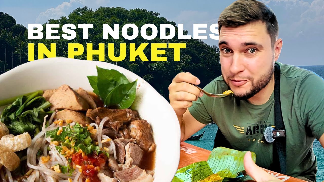 Best Noodles in Phuket, Thailand 🇹🇭  | Legendary Go La Hokkien Noodles