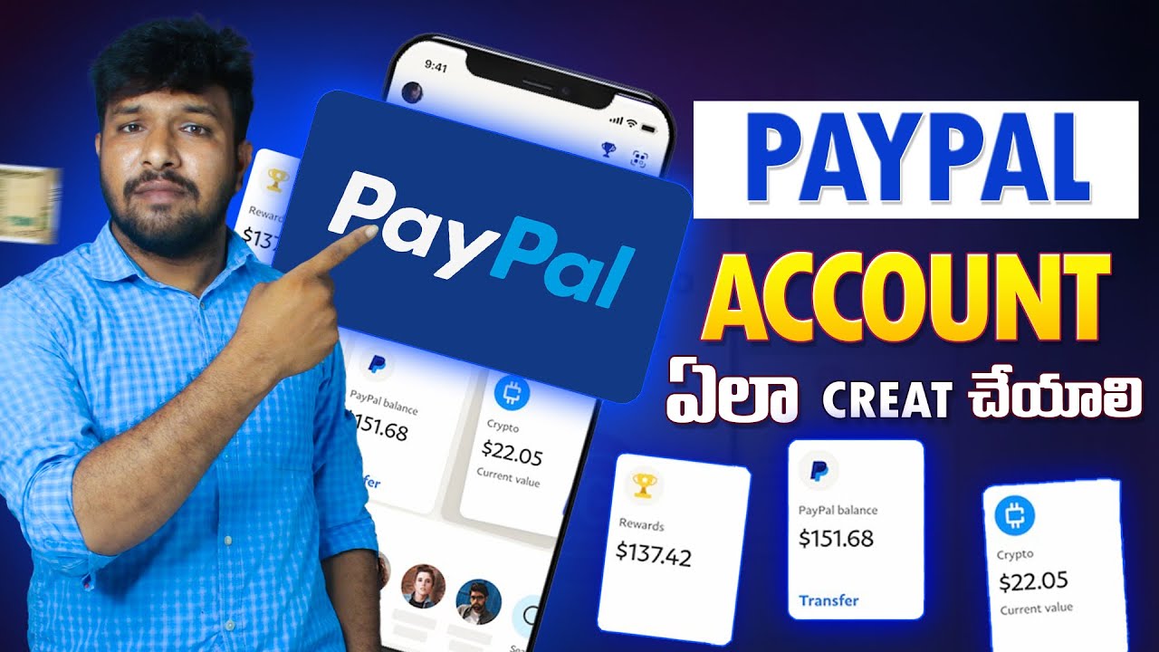 How To Create Paypal Account In Telugu | How To Make PayPal Account