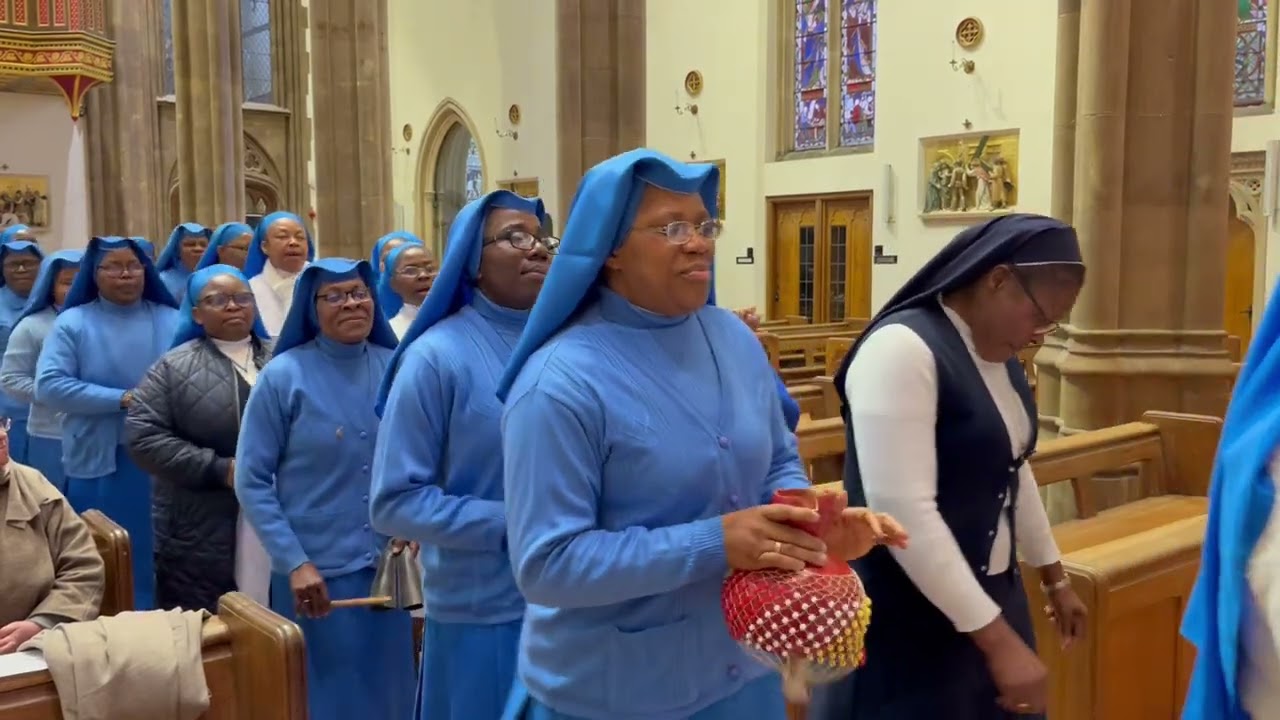 Mass for Religious  - Offertory Procession - Traditional African Song