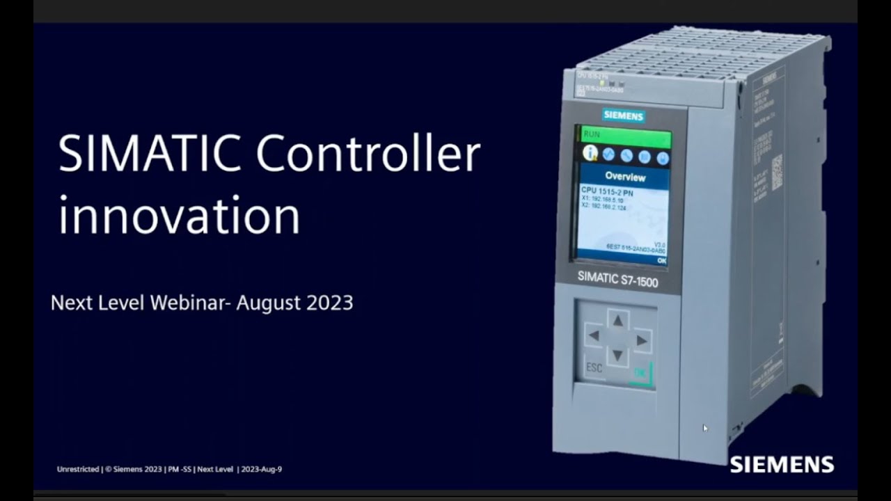 Innovations in SIMATIC Controllers