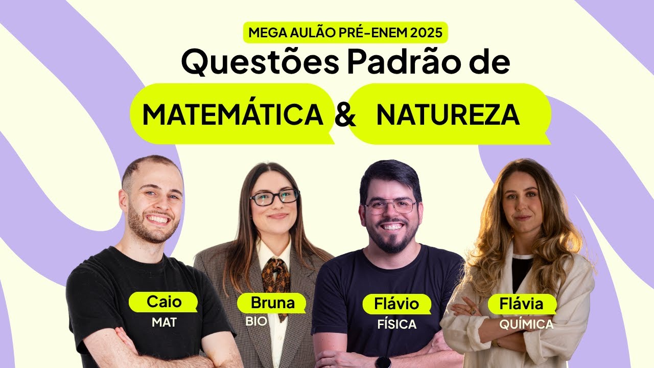 Missão final: questões padrão de Matemática e Natureza