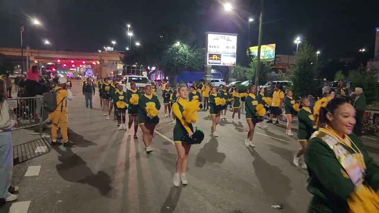 2026 Cabrini Cresents Cheer and Dance Teams at the Excalibur parade in Metairie, LA-Mardi Gras 2026