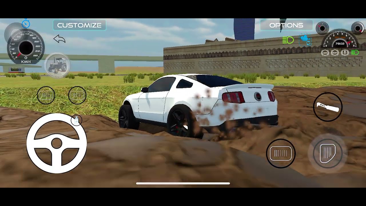 White car 🚘 stunt 