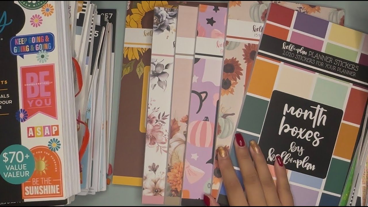 Organize My Sticker Books With Me