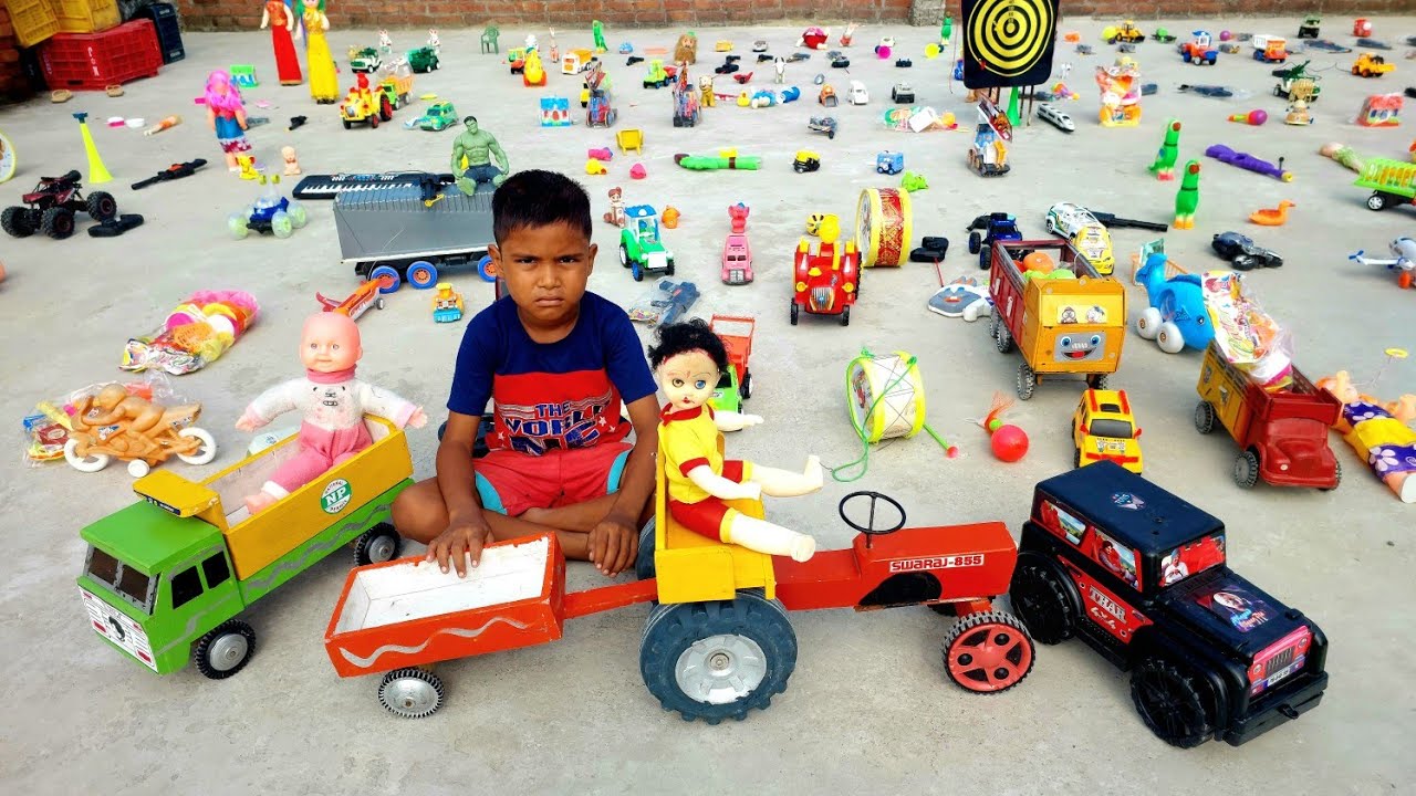 राज और कपिल ने हवाई जहाज ✈️ लेने से इंकार कर दिया ! Tractor 🚜 Car 🚗 elephant 🐘 Train 🚆 bus 🚌 Barbie