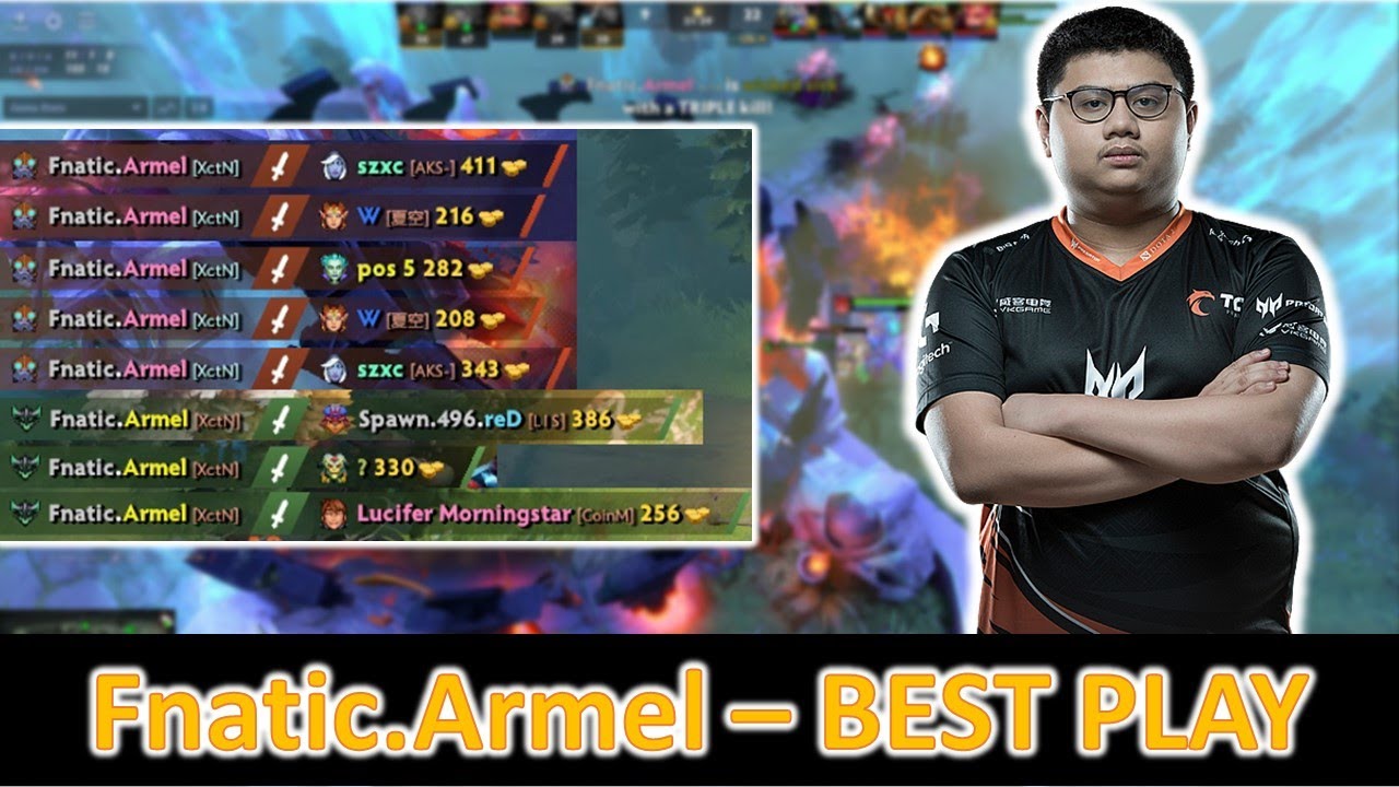 ARMEL BEST PLAY - AMAZING PLAY FNATIC,ARMEL DOTA 2 HIGHLIGHT