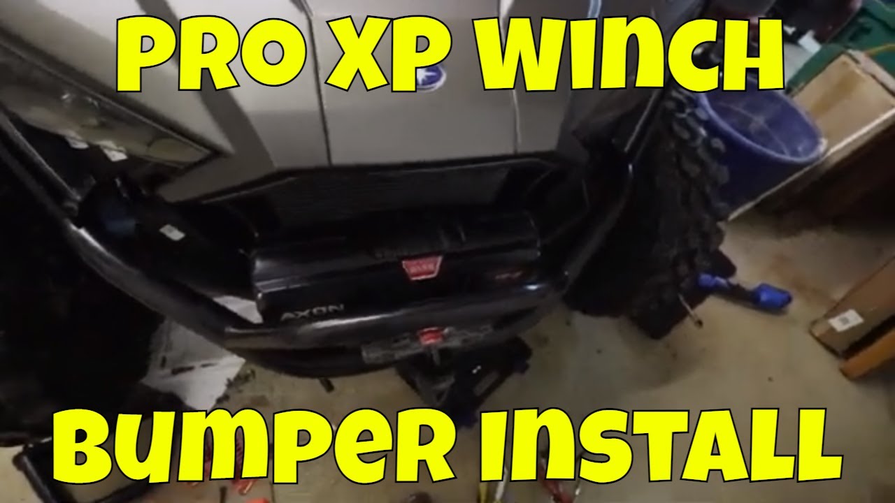 Установка бампера RZR Pro XP HMF U4