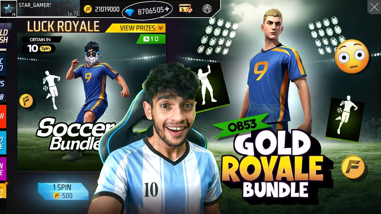 OB53 GOLD ROYALE 🇮🇳 Free Fire Max