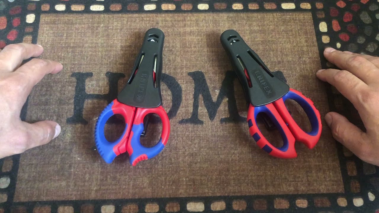 Knipex scissor 95 05 10 SB vs Knipex 95 05 155 SB
