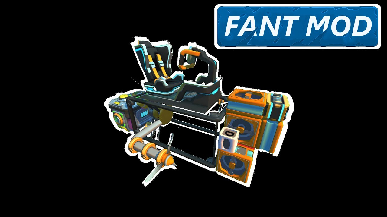 Scrap Mechanic | FANT MOD — Как использовать датчик угла, гироскоп и датчик угла для создания лет...