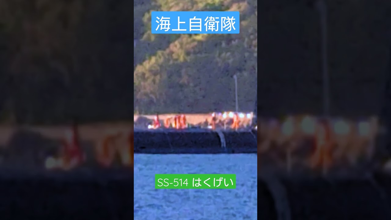 海上自衛隊 潜水艦SS-514はくげい
