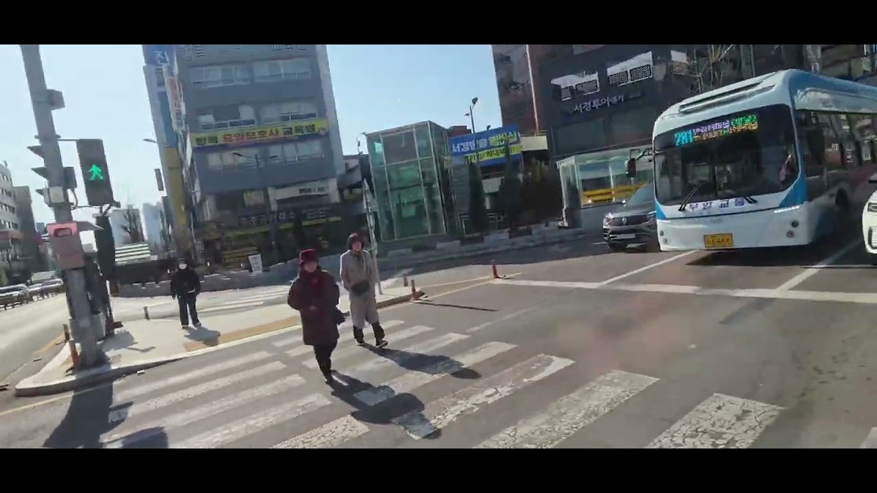 진주시청~들말대경아파트 부산교통 진주 290번 2025년 11월식 현대 일렉시티2 EV 주행영상