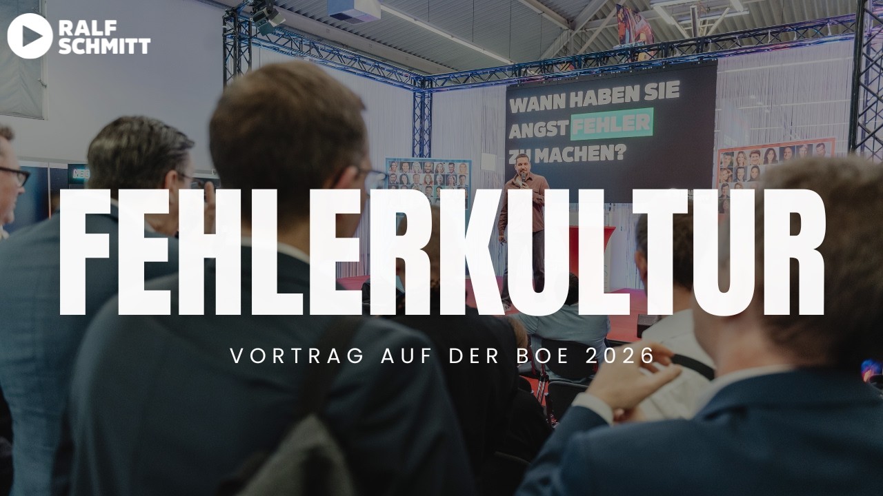 Vortrag: Positive Fehlerkultur / BOE 2026 bei Speakers Excellence &  German Speaker Association