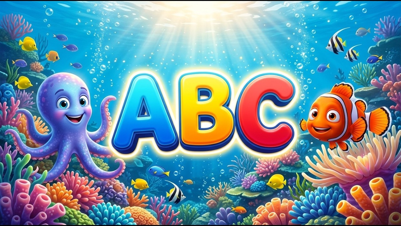 Sea Animals ABC Song, Under the Sea Alphabet Adventure, Learn Sea Animal Names A-Z, Ocean Phonics