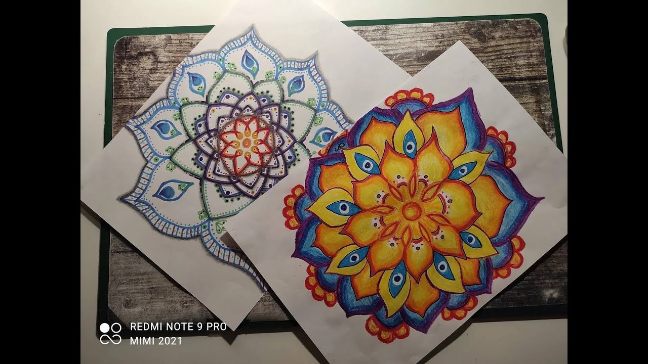 Mandala Drawing  with a Friend |  Part 2