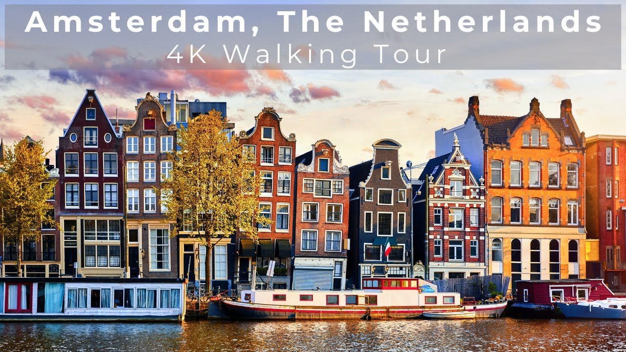 Amsterdam, Netherlands Walking Tour In Autumn (4K 2023)