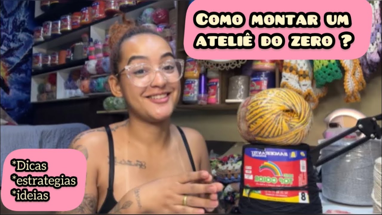 Como organizar e montar um ateliê ? Vem que te contei tudo que fiz e faço até hoje 🤩