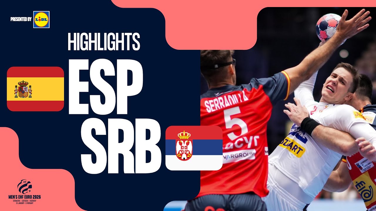Spain vs Serbia | Highlights | Men's EHF EURO 2026