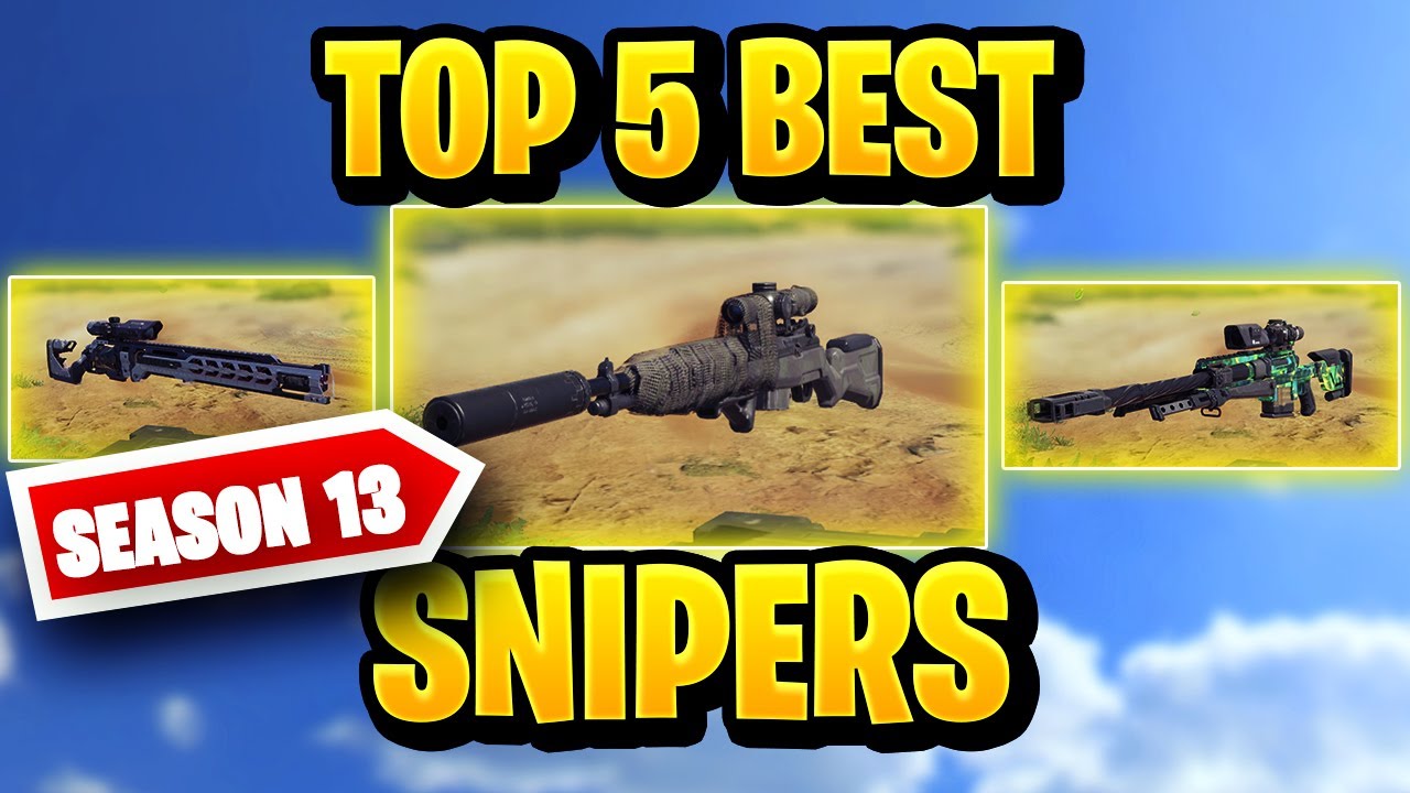 Top 5 BEST SNIPERS in Cod Mobile Season 13! These are Call of Duty Mobile best Gunsmith for Snipers