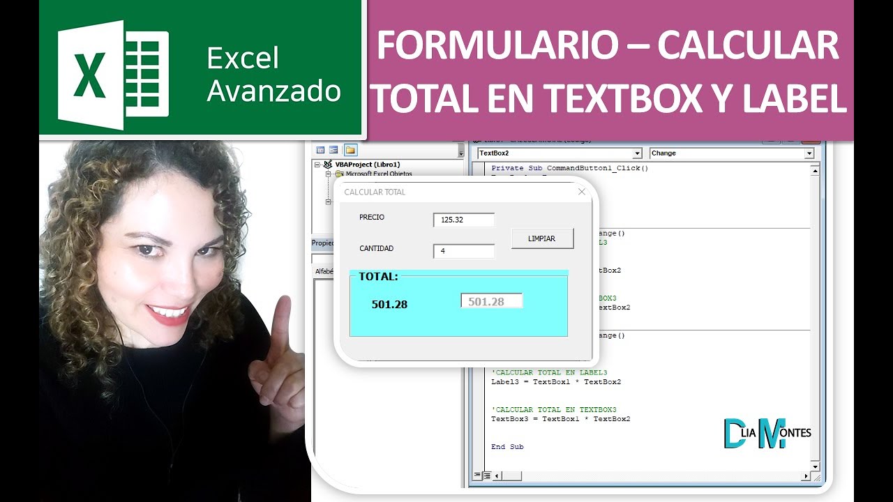 COMO calcular con TEXTBOX y LABEL - [2 técnicas que debes saber] 💪