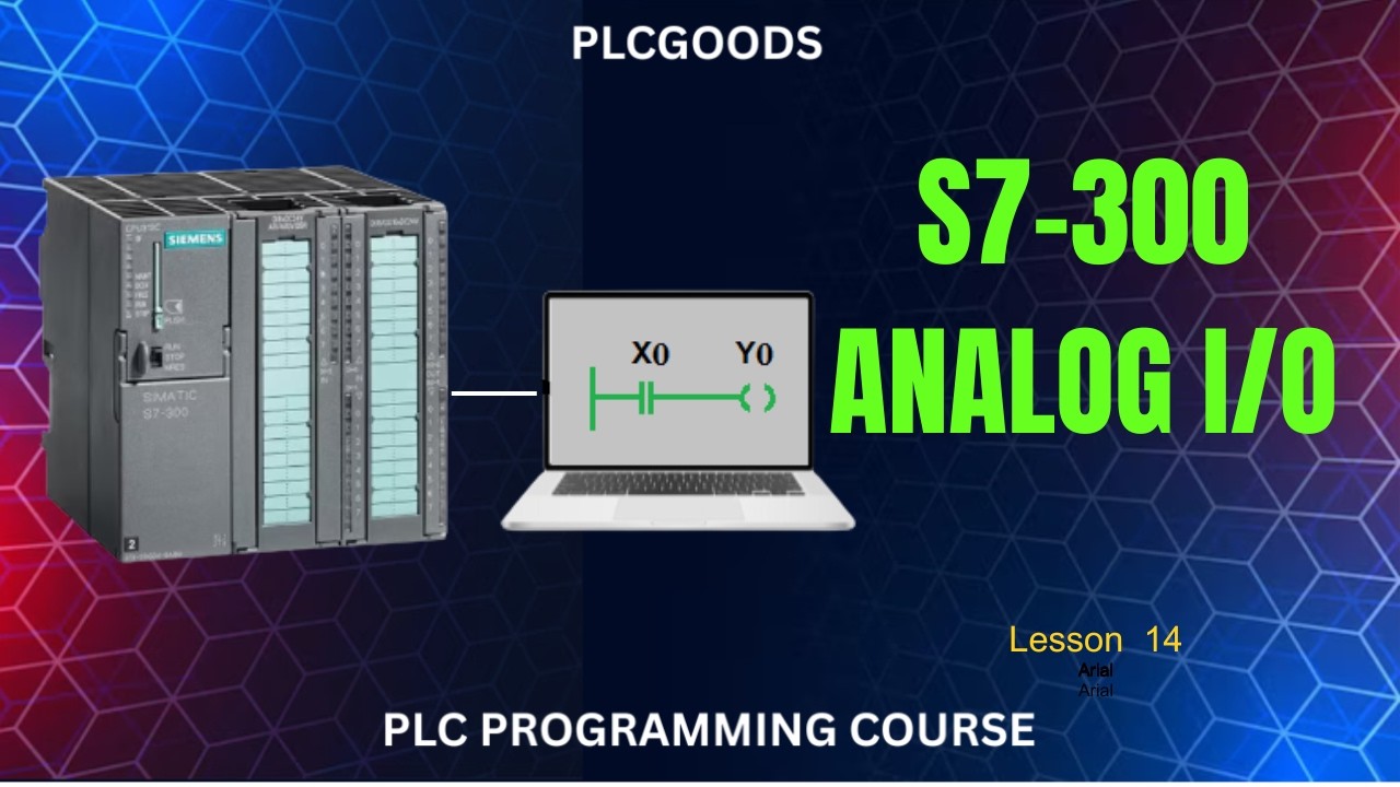 Simatic S7 300 010 | Siemens Analog input/output signal | Lesson 13