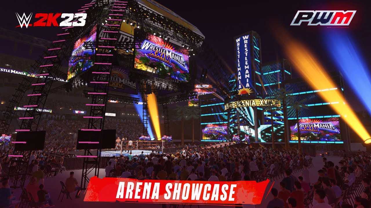 WWE 2K23 WRESTLEMANIA 24 ARENA