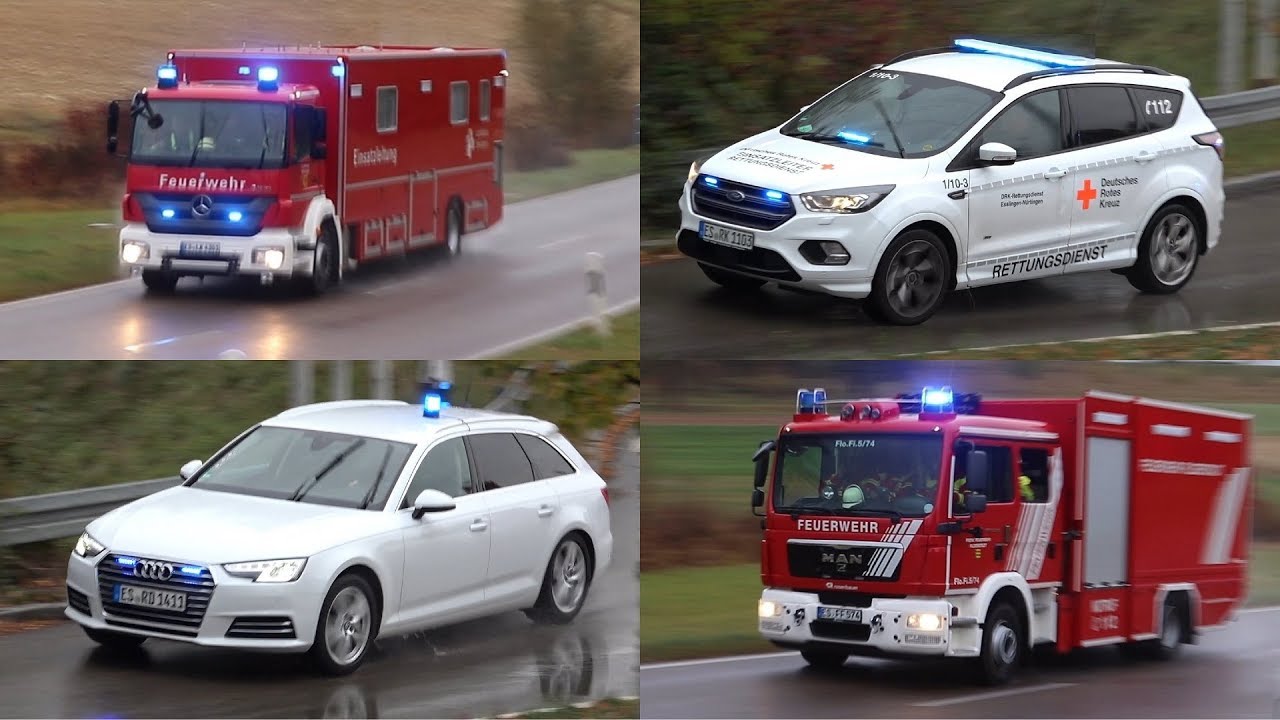 [GROßALARM | MANV] (Seltene) Einsatzfahrten zum Großeinsatz in Filderstadt