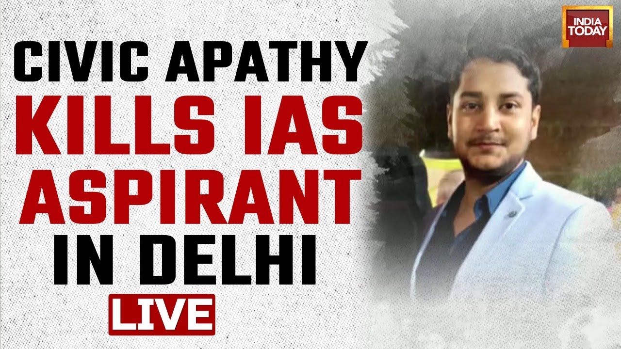 Delhi LIVE | UPSC Aspirant Dies After Being Electrocuted After Heavy Rainfall | India Today LIVE
