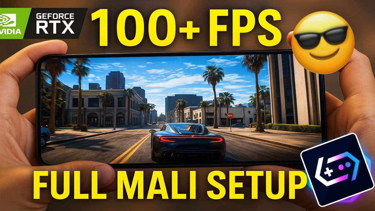 GTA 5 MAX FPS on Any Mali GPU 🔥 Real 100+ FPS Trick